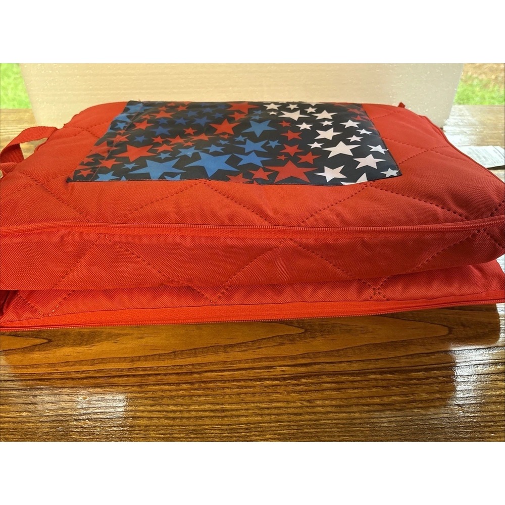 Fold Away USA Outdoor Blanket In A Bag 60"x 70" Patriotic For Picnic/Lawn/Beach - Picture 7 of 7